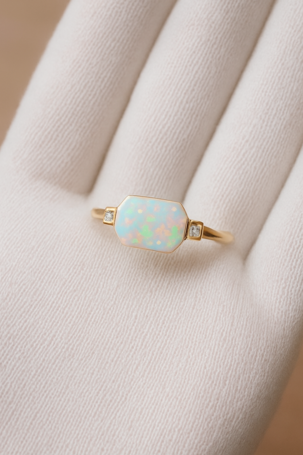 Butterfly Emerald CZ 925 Sterling Silver Gold Plated Adjustable 2