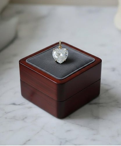 Heart Diamond Pendant Necklace | 925 Sterling Silver Love Charm Jewelry devika