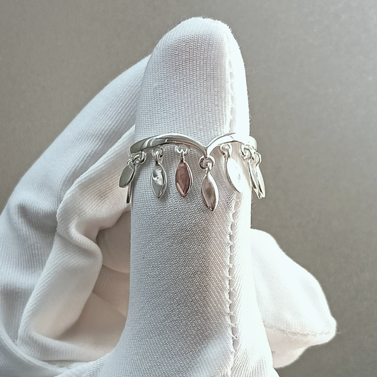 Vintage Drop Ring in 925 Sterling Silver for Women | Handmade Silver Gift Ring USA