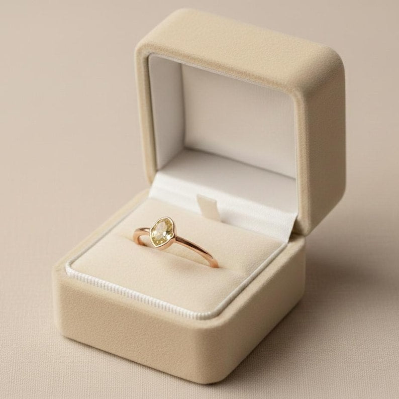 Yellow Chick Ring 14K Gold Plated 925 Sterling Silver, Citrine CZ Bird Ring, Cute Animal Nature Jewelry for Women 1